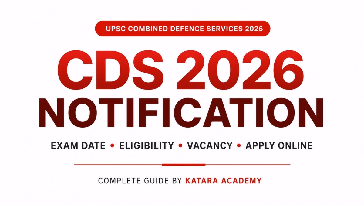 CDS 2026 Notification